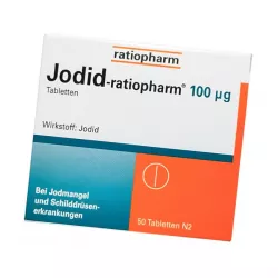 Йодид Ратиофарм (Калия Йодид) ГЕРМАНИЯ Ratiopharm 100мкг таб. №50 в Екатеринбурге и области фото