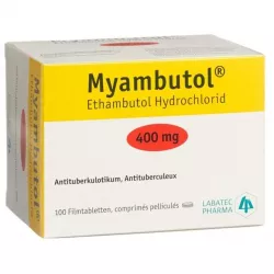 Этамбутол Миамбутол ФРАНЦИЯ Myambutol таб. 400мг №100 в Екатеринбурге и области фото