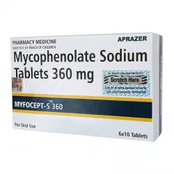 Майфортик, Феломика аналог (Myfocept-S 360) 360мг таб. №60 в Екатеринбурге и области фото