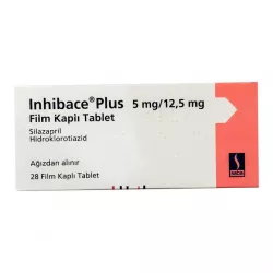 Инхибейс ПЛЮС (Inhibace Plus) 5мг/12,5мг таб. №28 в Екатеринбурге и области фото