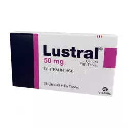 Золофт импортный Pfizer (под названием Lustral) 50мг таб. №28 в Екатеринбурге и области фото