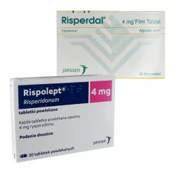 Рисполепт таб. 4мг (название Rispolept / Risperdal) №20 в Екатеринбурге и области фото