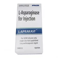 Аспарагиназа (L аспарагиназа) L-Aprakast 10000 МЕ лиоф. для приг. р-ра для инъек. №1 в Екатеринбурге и области фото