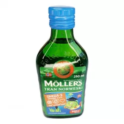 Рыбий жир Меллер Moller omega 3 (Mollers) р-р с фруктовым вкусом Европа 250мл в Екатеринбурге и области фото