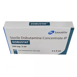 Добутамин Dobustat (dobutamine) р-р д/ин амп 250мг/5мл  №2 (2шт по 5мл) в Екатеринбурге и области фото