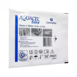 Аквасель (Aquacel Ag Extra) с серебром Экстра Гидрофайбер повязка 10х10см №1 в Екатеринбурге и области фото