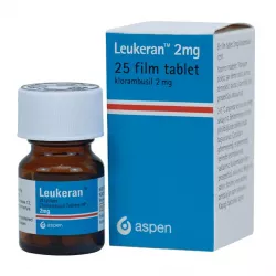 Лейкеран (Leukeran, Хлорамбуцил) в таблетках 2мг №25 в Екатеринбурге и области фото